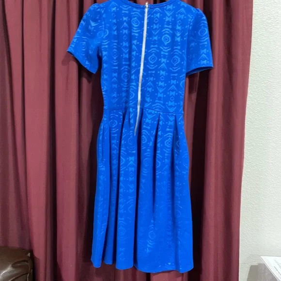 LulaRoe blue dress size S EUC - Picture 5 of 6